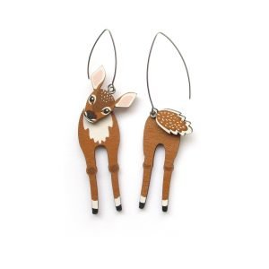 fawn mismatched earrings 5