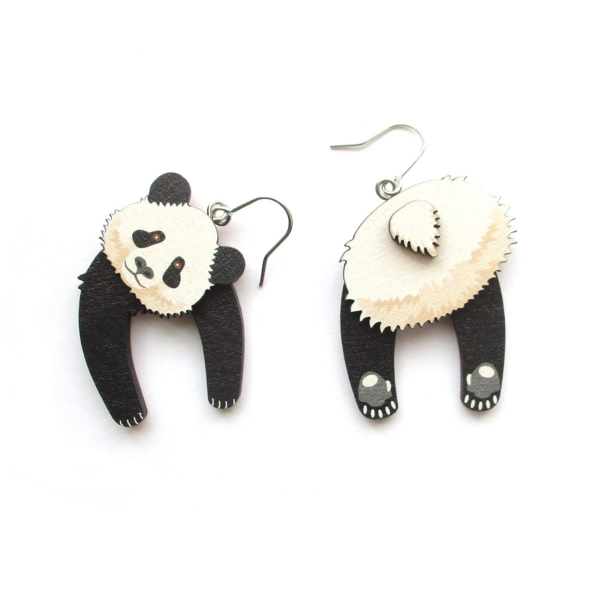 panda head and tail earrings 6