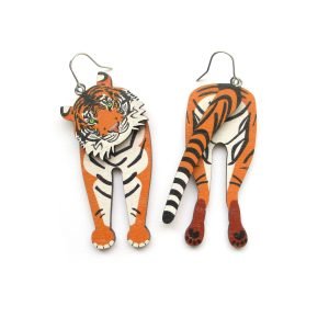 tiger head and tail earrings 5